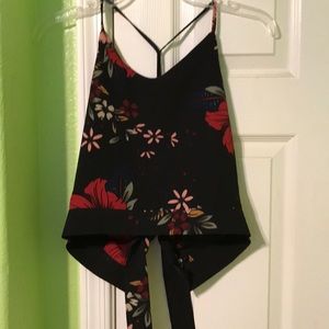 Cute tie back tank top